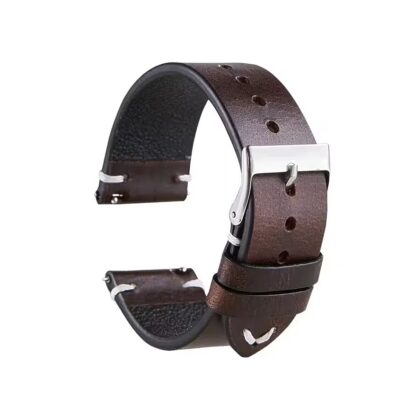 Кафява каишка от телешка кожа